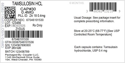 Label (68382 132 10 Tamsulosin 0.4mg 67046 1015 30)